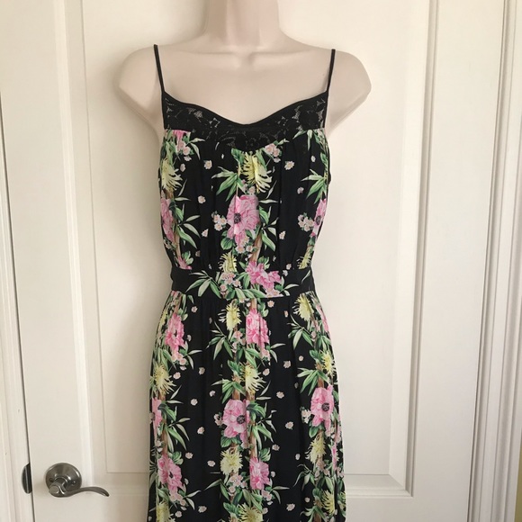 French Connection Floral Print Dress 2 - Picture 1 of 8